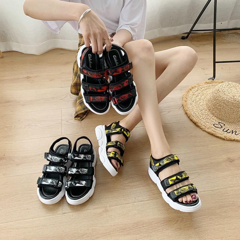 (S99) Sandal VẨY SƠN đế gấu 2 phân