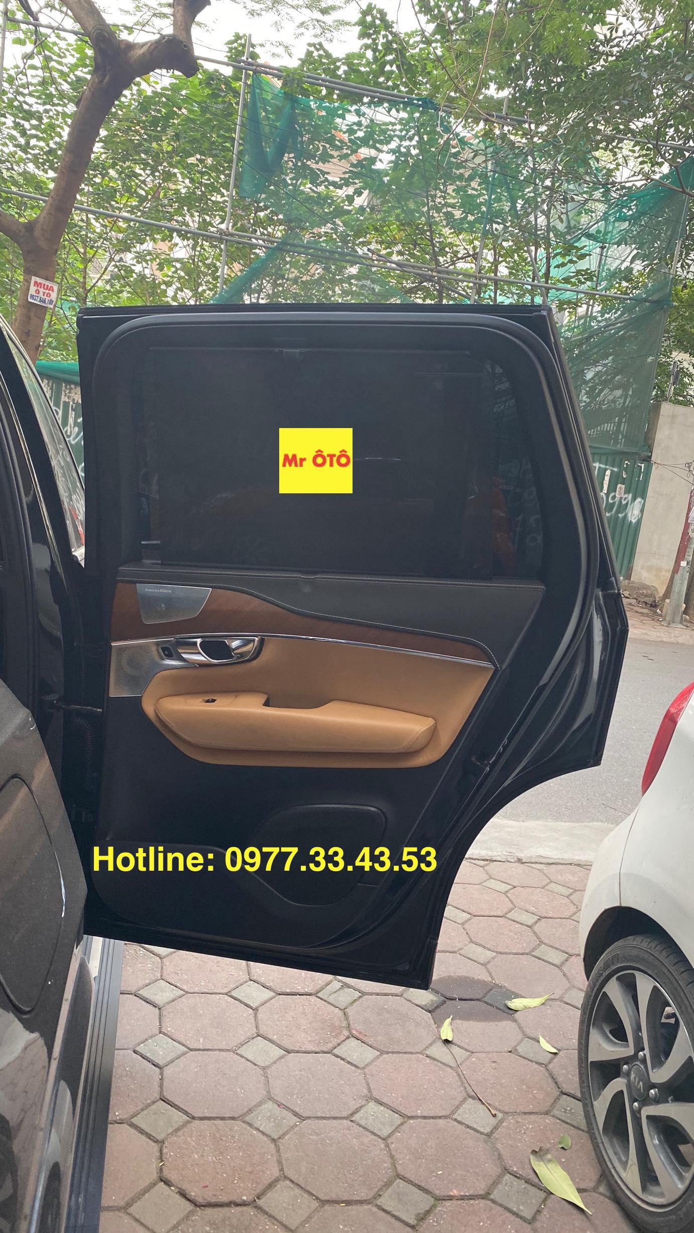 Rèm Che nắng xe VILVO XC90 1 có hút nam châm, Vải dày dặn, chống nắng tuyệt đối