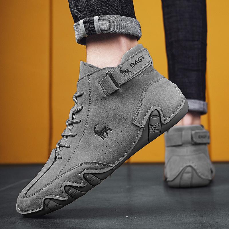 LCRTZKG Men's Sneaker Casual Casual Shoes 2023 Men's Solid Color Shoes Phong cách in Lái xe Flat Shoes Thắt lưng đàn hồi Giày thể thao ngoài trời