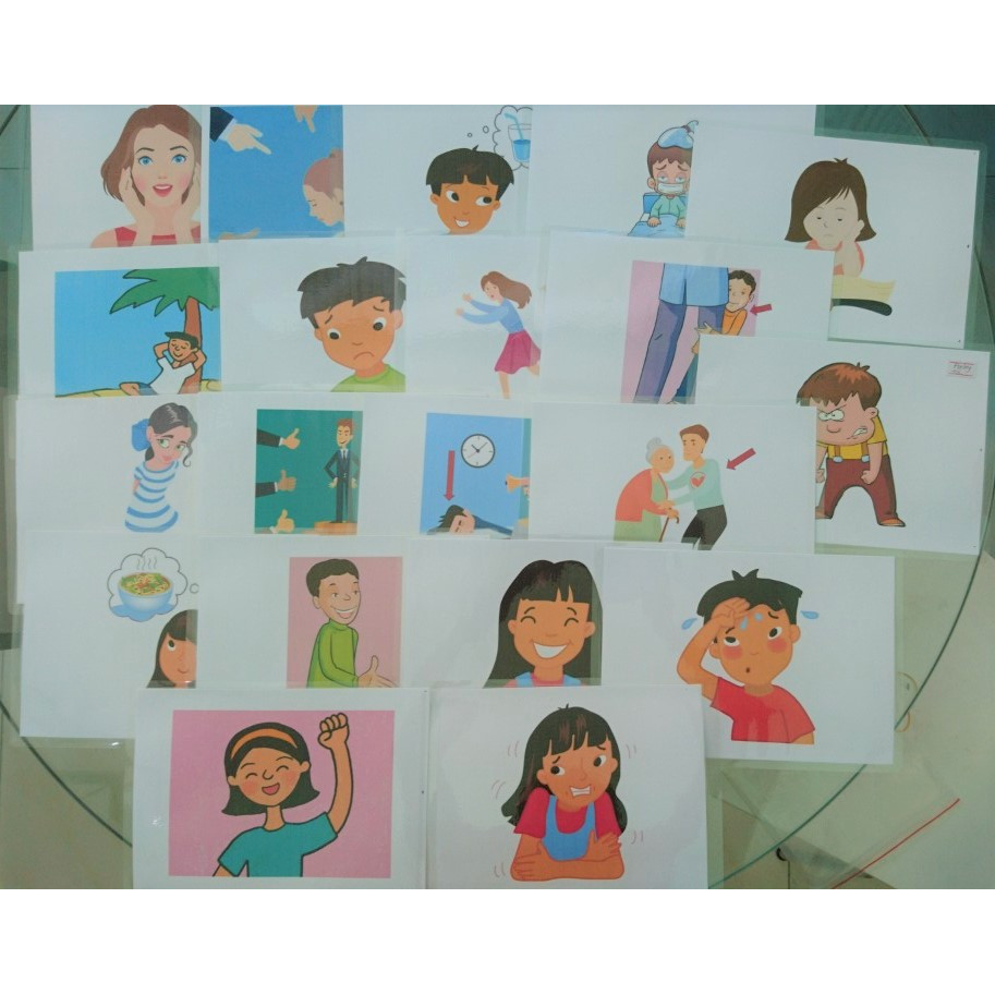 Feeling (Emotion) Flashcards - Bộ thẻ học tiếng Anh chủ đề cảm giác - 20 thẻ