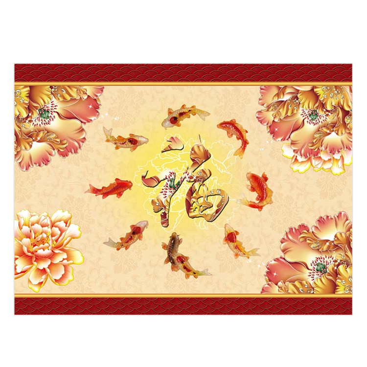 Tranh dán tường cổ điển 3D 3DC772