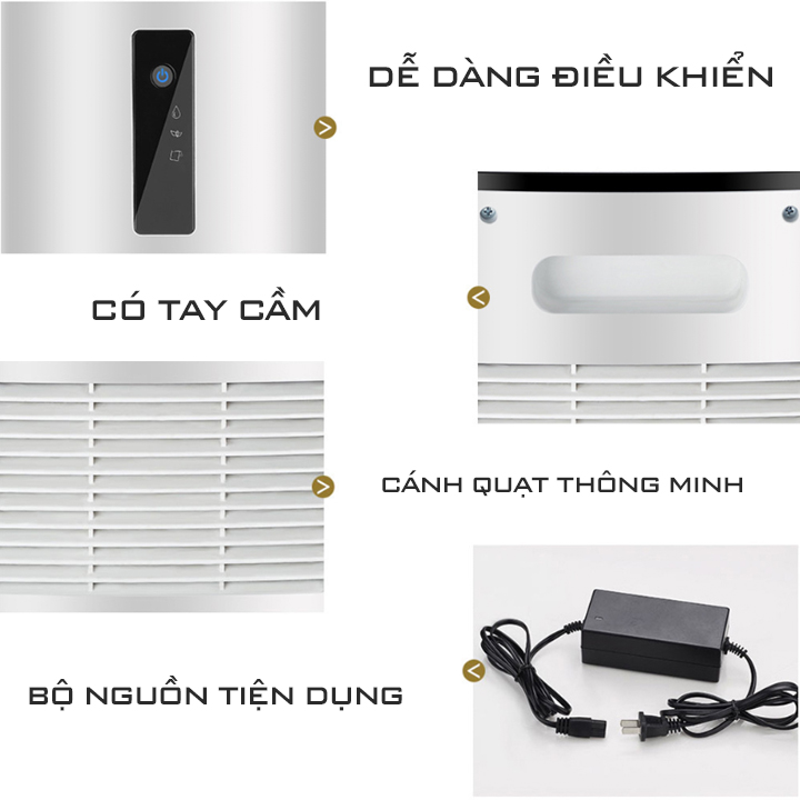 Máy hút ẩm và lọc không khí Air Plus, tính năng hút ẩm, lọc không khí, khử tia UV