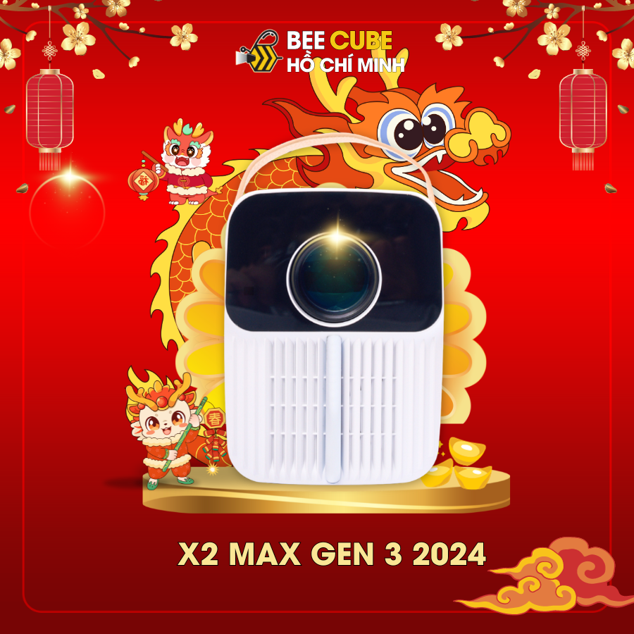 Máy Chiếu Mini BEECUBE X2 MAX GEN 4 2024 - Hàng Chính Hãng