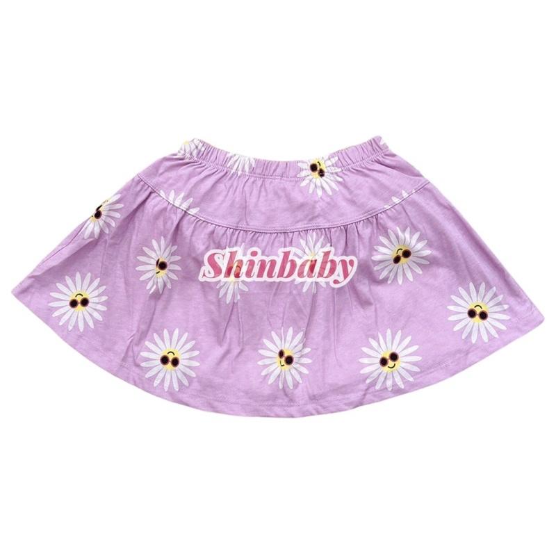 Set 2 chân váy bé gái có quần đùi bên trong nhiều họa tiết siêu xinh vải cotton xuất xịn mềm mát (28-45kg)