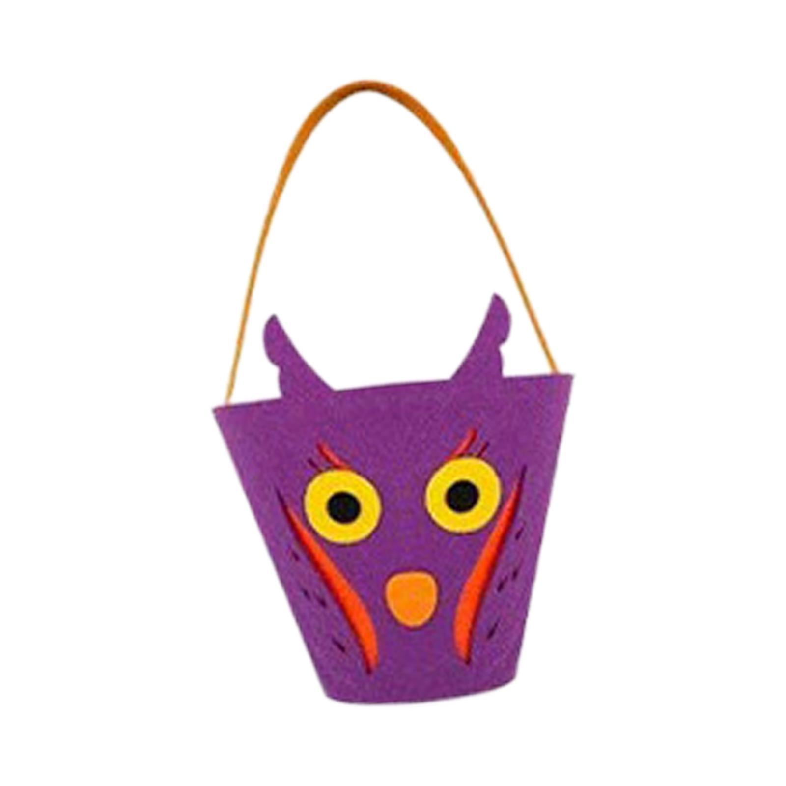 Halloween Tote Bucket Reusable Children Gift Bag Party Favors Halloween Bags