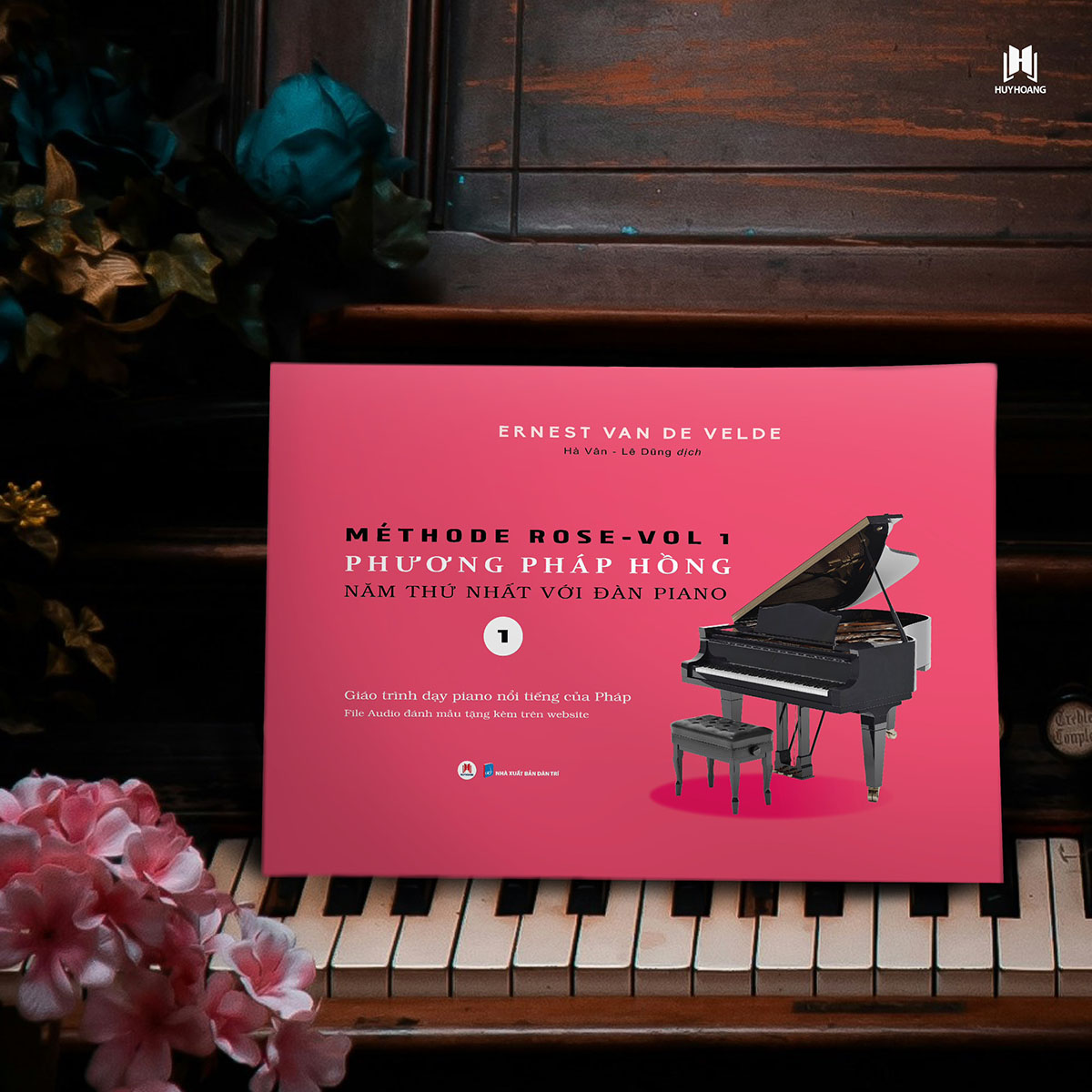 Méthode Rose - Phương pháp hồng năm thứ nhất với đàn piano - Giáo trình dạy piano nổi tiếng của Pháp - File Audio đánh mẫu tặng kèm trên website
