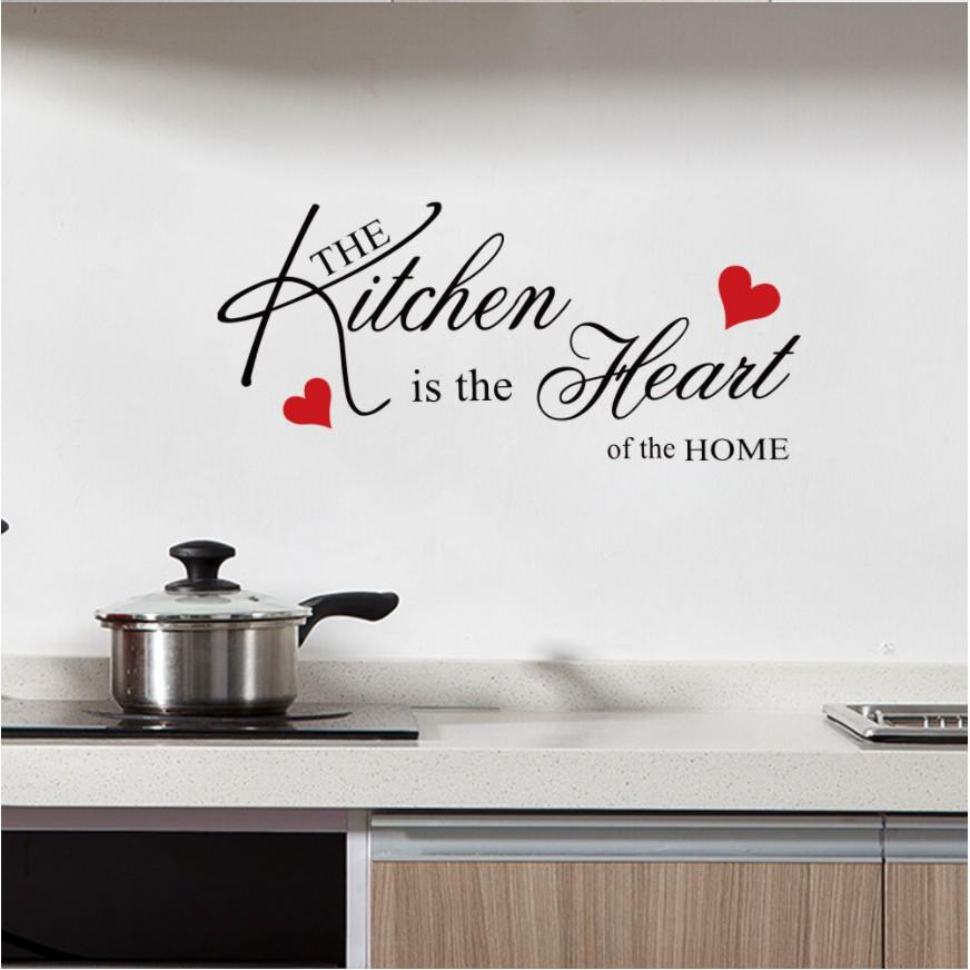 Decal trang trí tường - Chữ Tiếng Anh The Kitchen