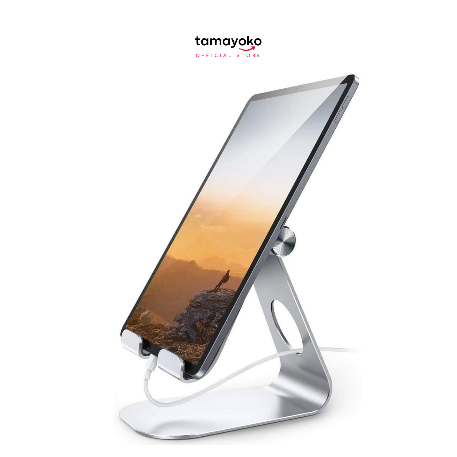 Giá Đỡ Để Bàn Cho iPad, Máy Tính Bảng, Điện Thoại Chất Liệu Hợp Kim Nhôm Cao Cấp Model T004- Hàng Chính Hãng Tamayoko
