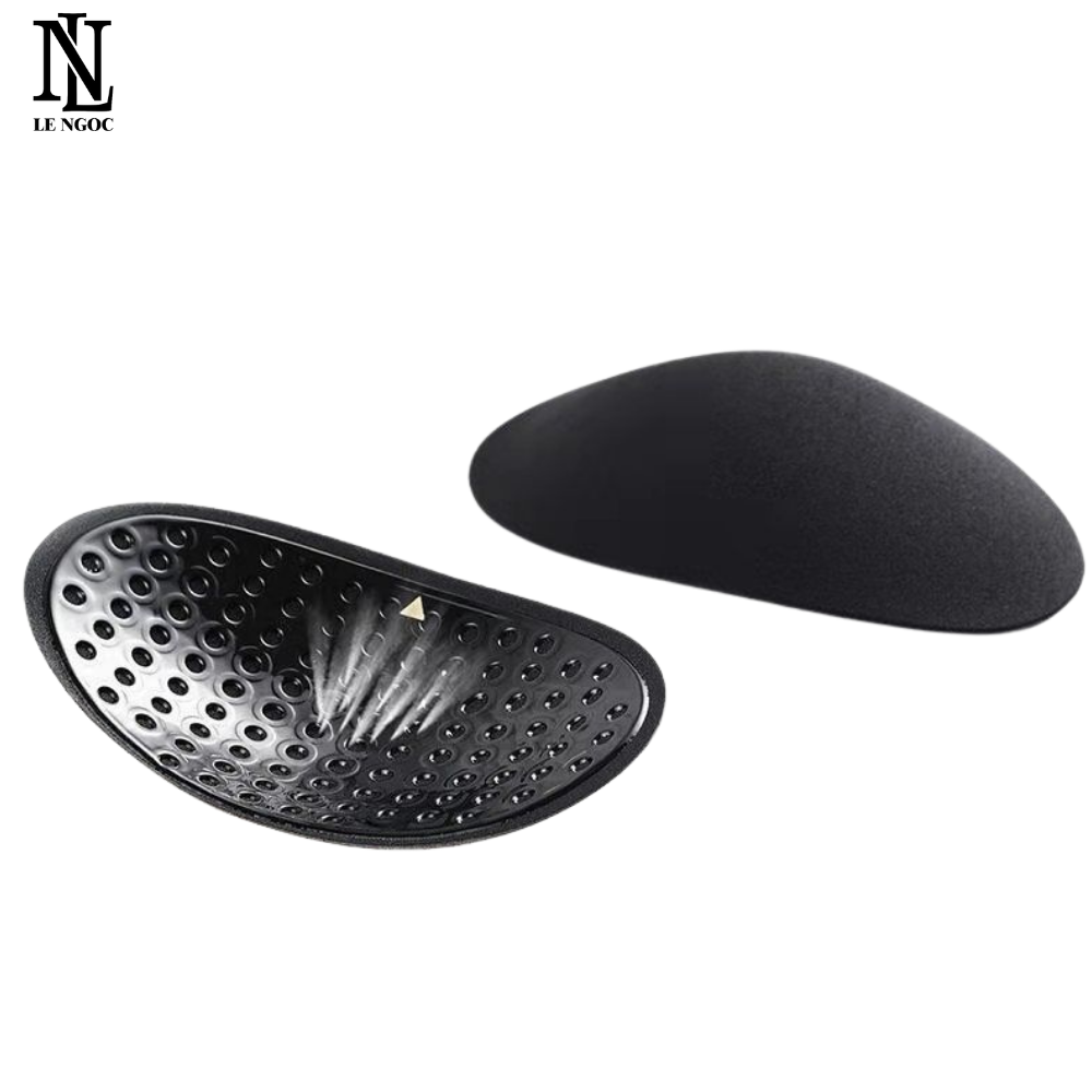 Bộ 2 miếng độn vai da xốp, miếng nâng vai tạo dáng định hình -LN088