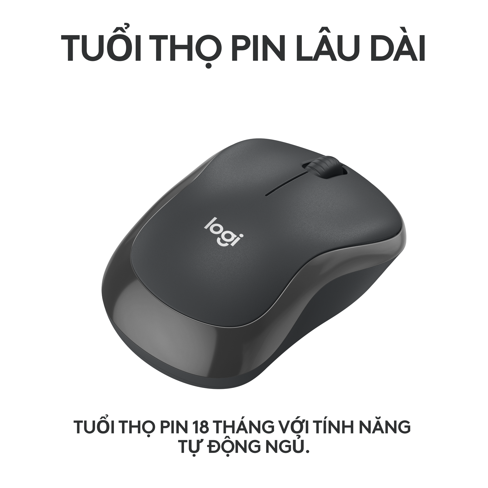 Chuột không dây Bluetooth Logitech M241 Silent - Hàng chính hãng