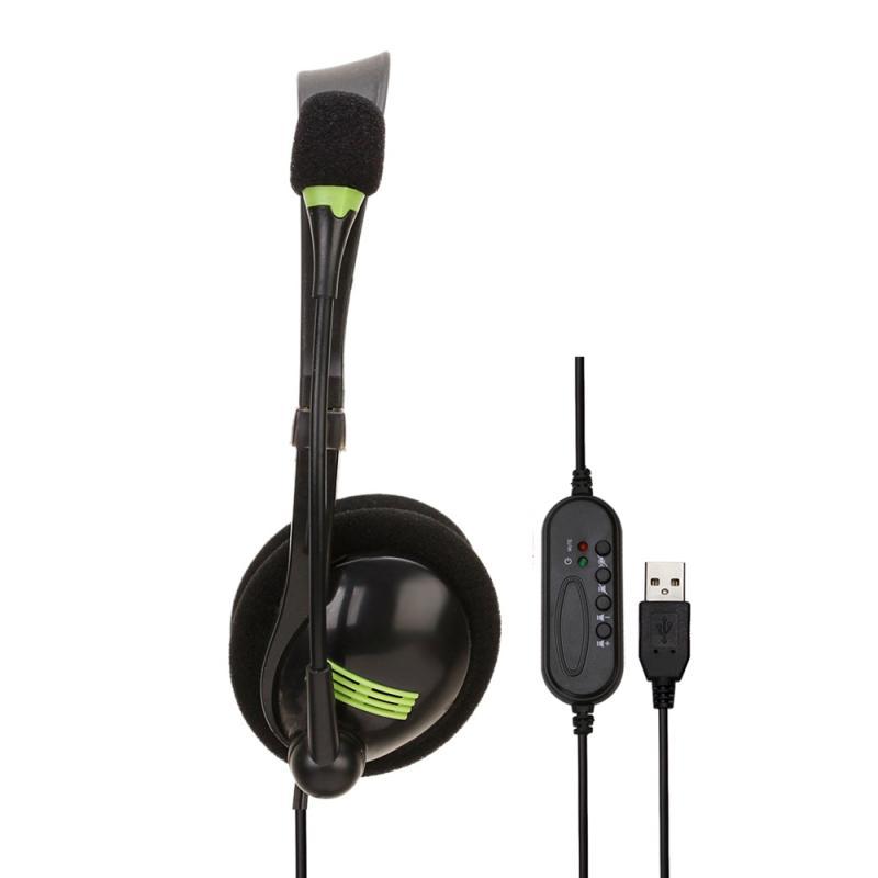 3.5Mm Giao Diện USB Gắn Đầu Tai Nghe Chơi Game Máy Tính Laptop Máy Tính Earphon Có Micro Tiếng Ồn Xuống Nghe Có Dây tai Nghe