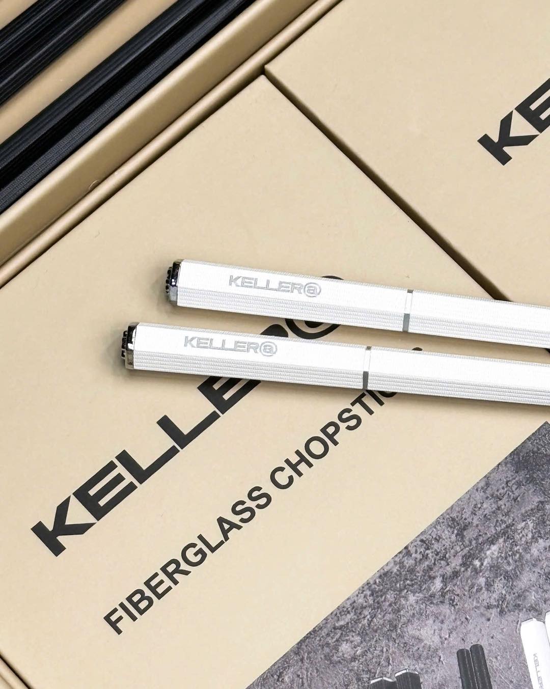 Set 10 đôi đũa Keller@ Germany - Biểu tượng cỏ 4 lá may mắn hàng chính hãng