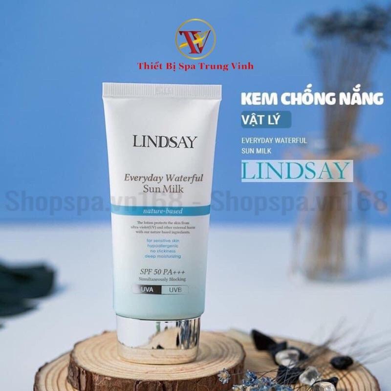 Kem chống nắng Lindsay Everyday Waterful Sun milk Hàn Quốc dùng trong Spa,Thẩm mỹ viện