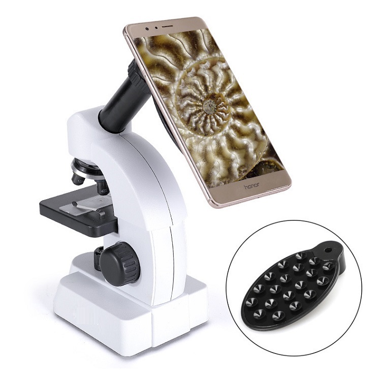 Bộ kính hiển vi chuyên dụng 640X dùng để nghiên cứu, làm thực hành đa năng có đèn trợ sáng cao cấp- Hàng nhập khẩu