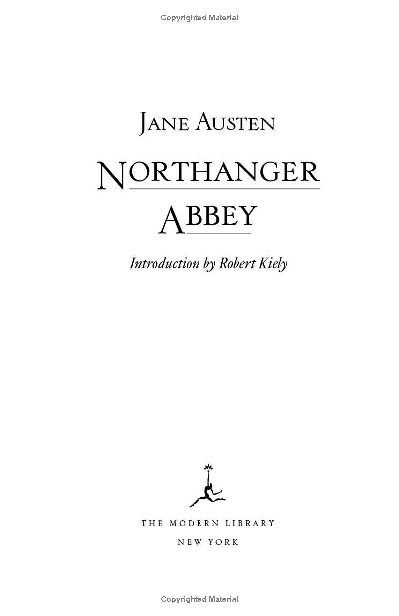 Sách ngoại văn: Northanger Abbey - Modern Library Classics