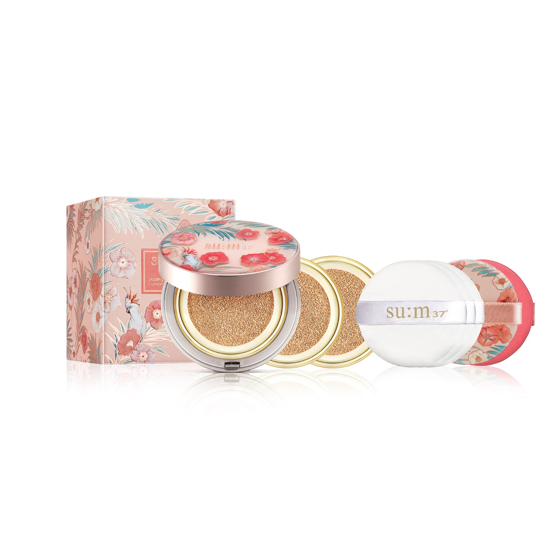 Phấn nước cho da khô Su:m37 Air Rising TF Dazzling Moist Micro Foam Cushion SPF50+/PA+++ 45g