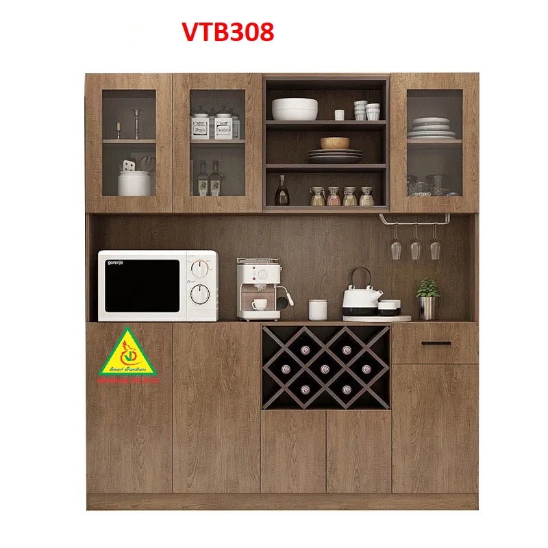 Tủ bếp, tủ nhà bếp VTB308- Nội thất lắp ráp Viendong Adv