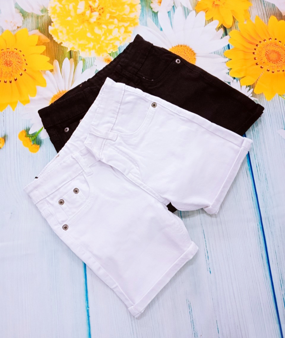 Quần short jean mộc phong cách cho bé trai từ 1-8 tuổi