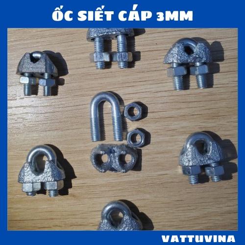 Ốc Siết Cáp 3ly Cóc Kẹp Cáp