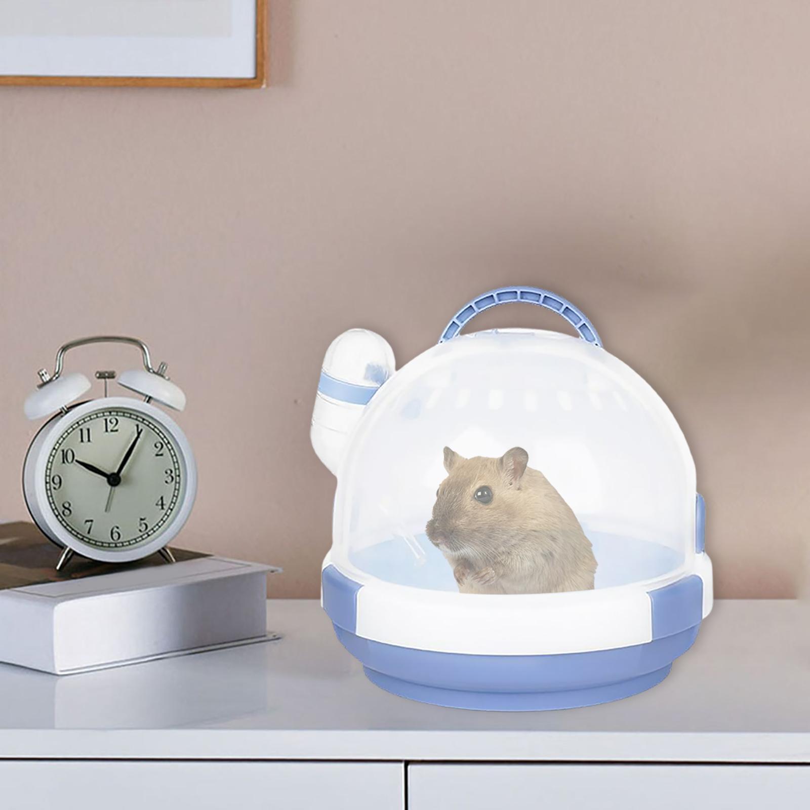 2 PCS Dwarf Hamster Carrier Travel Cage Pet Supplies for Hedgehog Parrots