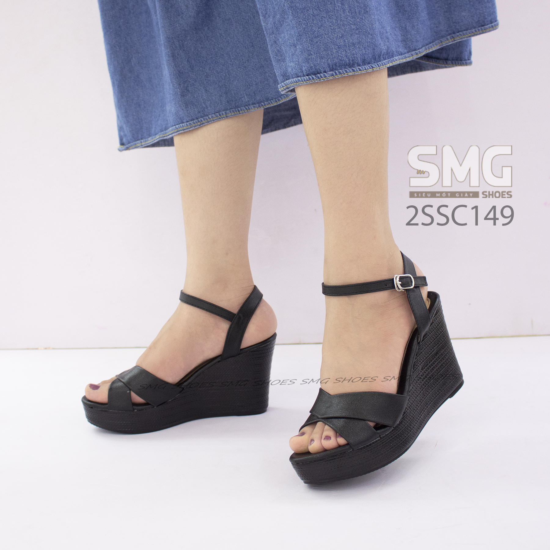 Sandal đế xuồng 9p siêu nhẹ, siêu êm