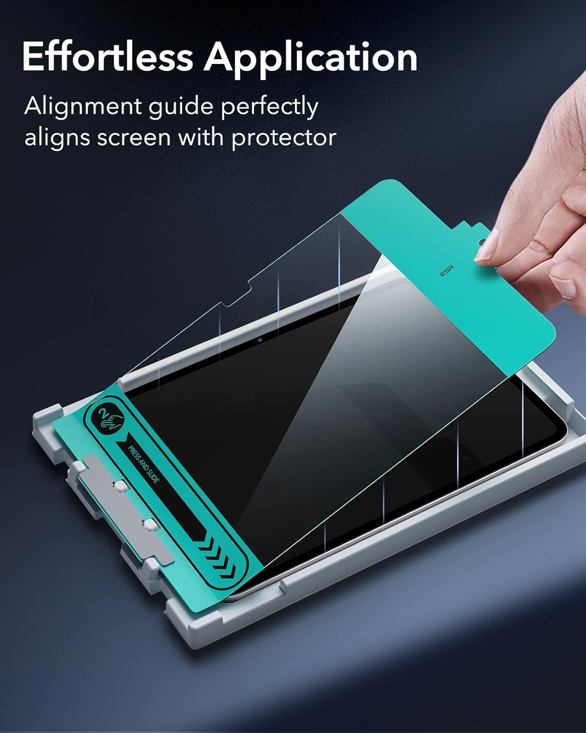 Kính cường lực dán màn hình cho iPad Gen 11 / iPad Gen 10 2025/2022 ESR Tempered Glass Screen Protector - Hàng Chính Hãng