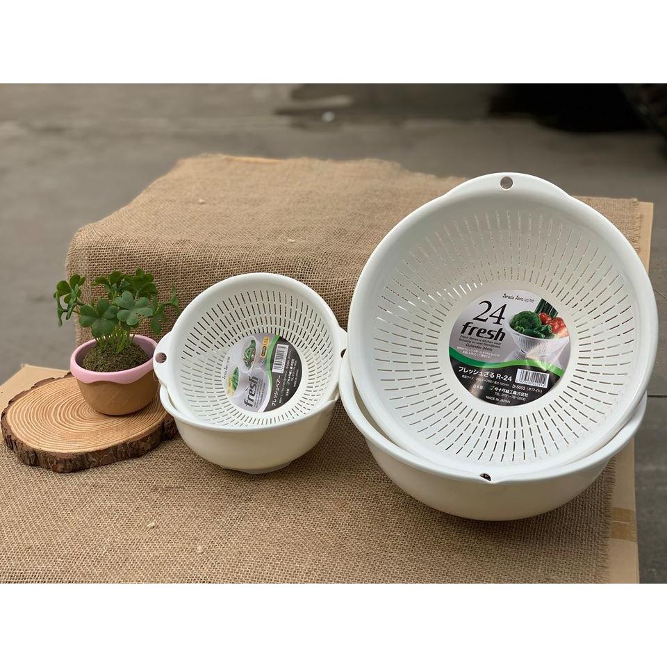 BỘ RỔ NHỰA KÈM CHẬU NỘI ĐỊA NHẬT BẢN