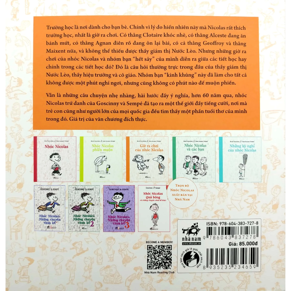 Sách Giờ ra chơi của Nhóc Nicolas