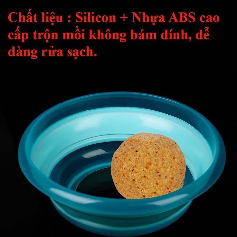 Bát trộn mồi câu silicon hàng loại 1 siêu bền y hình giá rẻ