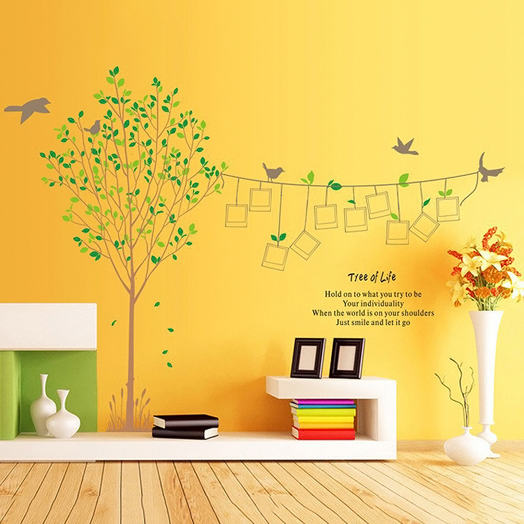 Decal Dán Tường Cây Khung Hình Binbin PK228 (180 x 100 cm)