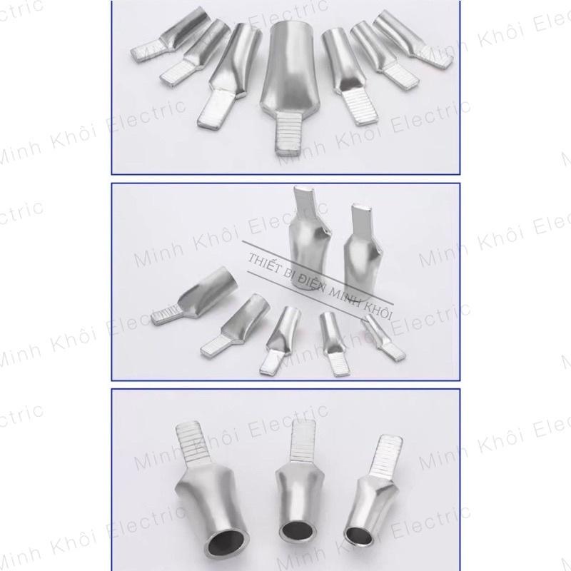 cos mỏ vịt dẹp túi 10c, đầu cos mỏ vịt dẹt trần bấm dây