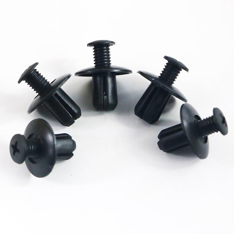 Set 100 Đinh Tán Nhựa 8mm Chuyên Dụng Cho Xe Hơi