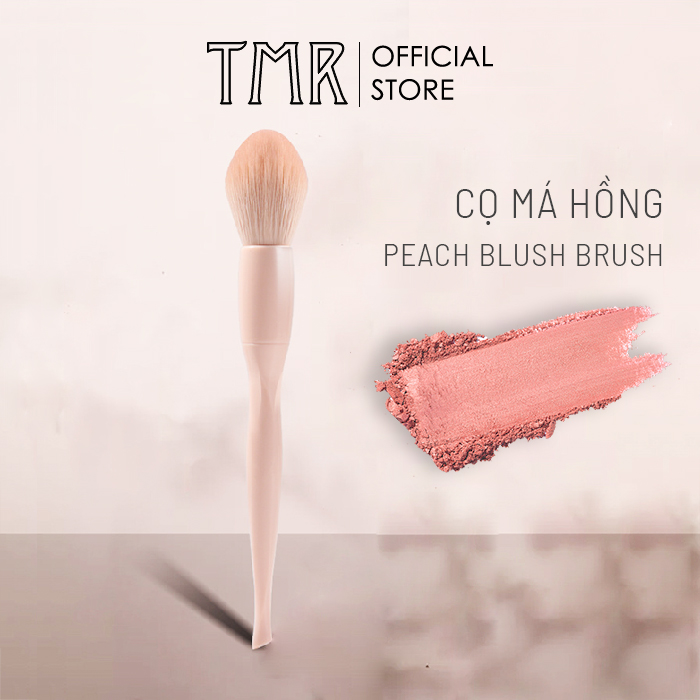 Cọ Tán Kem Nền Peach Foundation Brush TMR chính hãng, trợ thủ đắc lực cho lớp nền mỏng mịn, lông cọ mềm mượt cao cấp