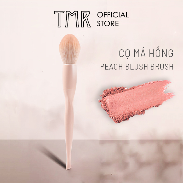 Cọ Má Hồng Peach Blush Brush TMR chính hãng, Cọ Tạo Khối, Bắt Sáng lông cọ mềm mượt cao cấp, tạo độ tự nhiên cho má hồng