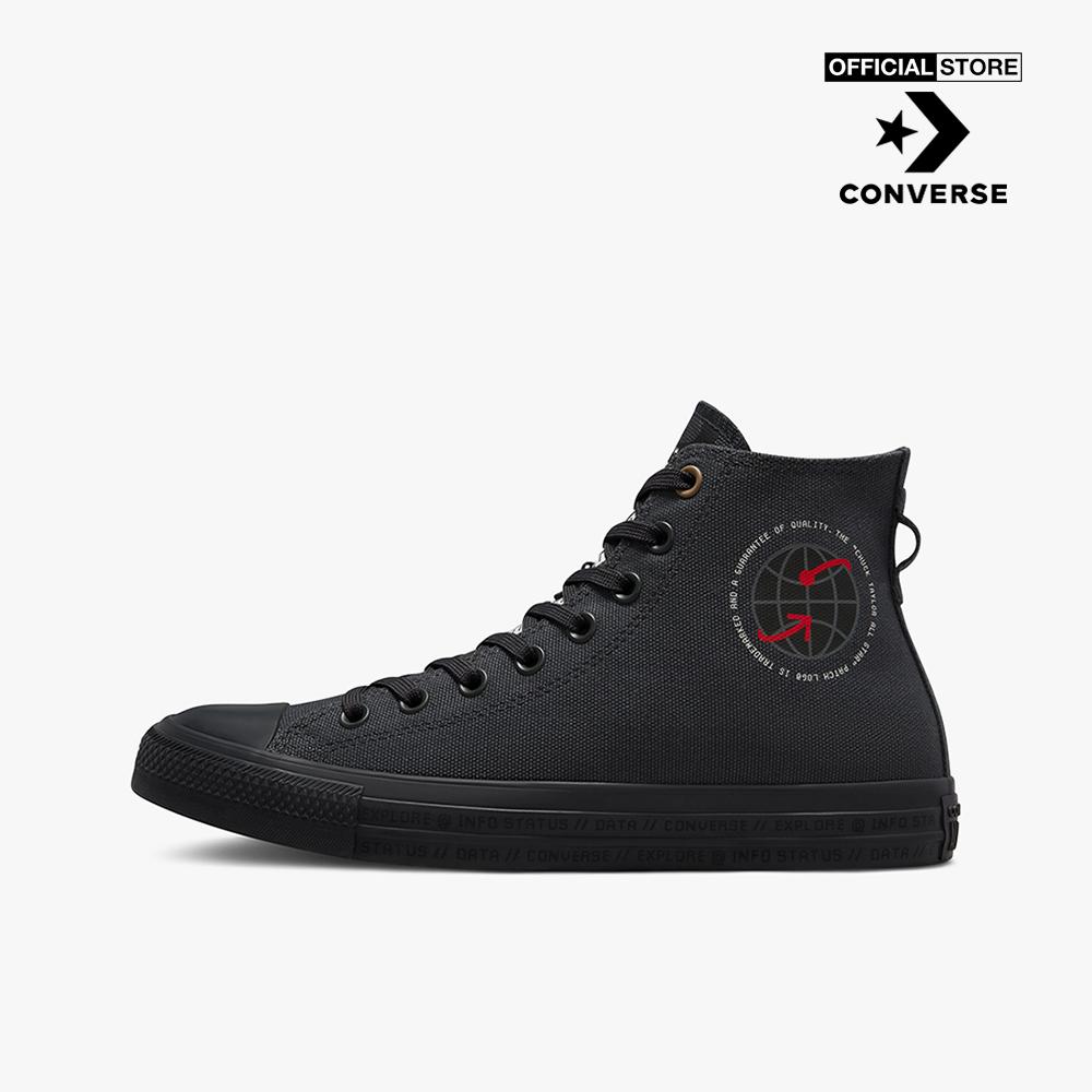 CONVERSE - Giày sneakers cổ cao unisex Chuck Taylor All Star Global Logo A03775C