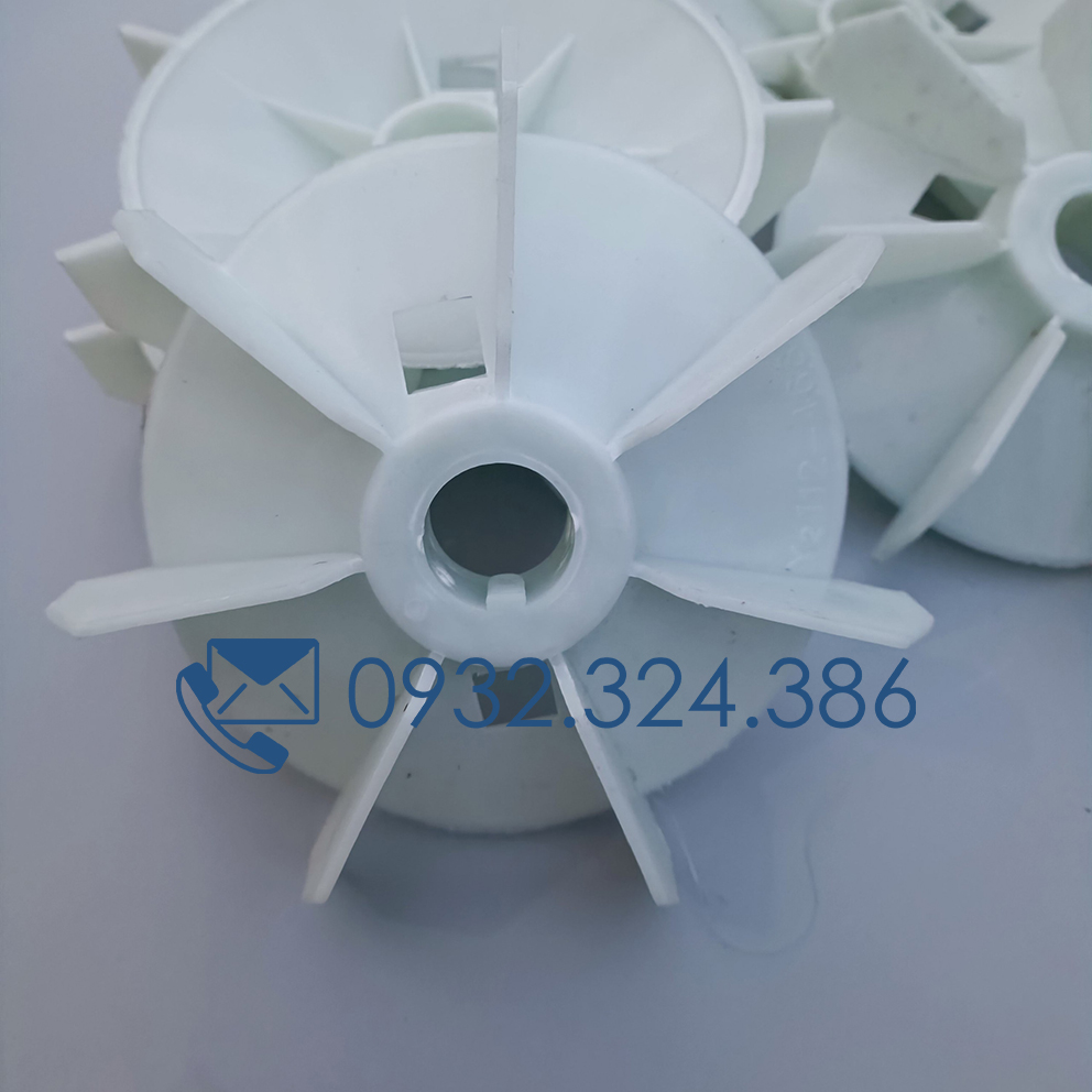 Cánh quạt làm mát động cơ lỗ trục 28mm