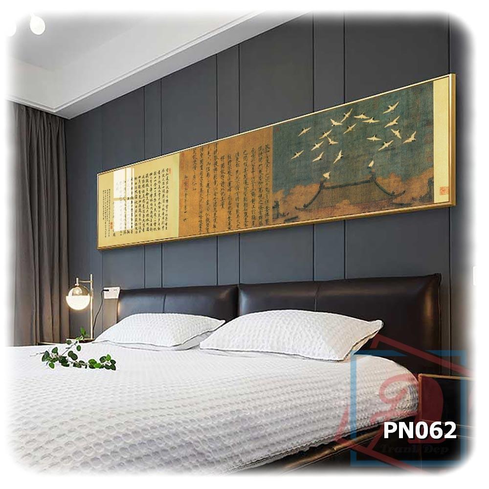 Tranh canvas khổ lớn trang trí phòng ngủ - PN062