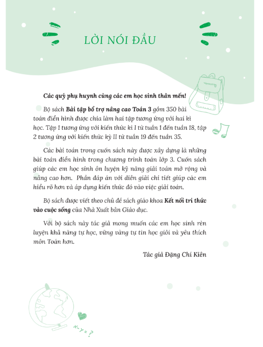 Sách - Bài Tập Bổ Trợ Nâng Cao Toán Lớp 3 – Tập 1 (MC)