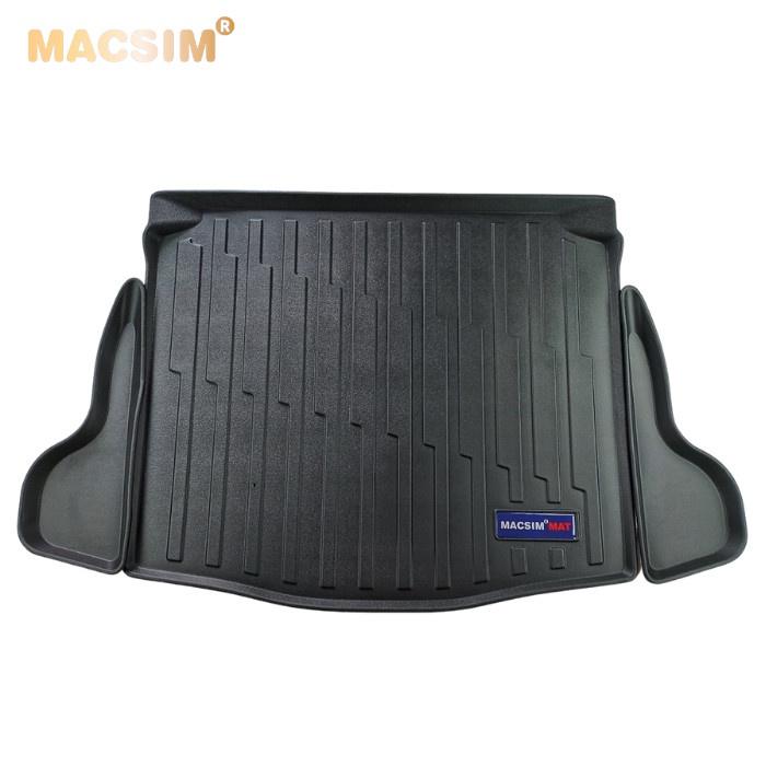 Thảm lót cốp xe ô tô Toyota Cross nhãn hiệu Macsim hàng loại 2 đen bóng