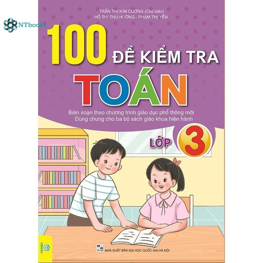 Sách 100 Đề Kiểm Tra Toán Lớp 3