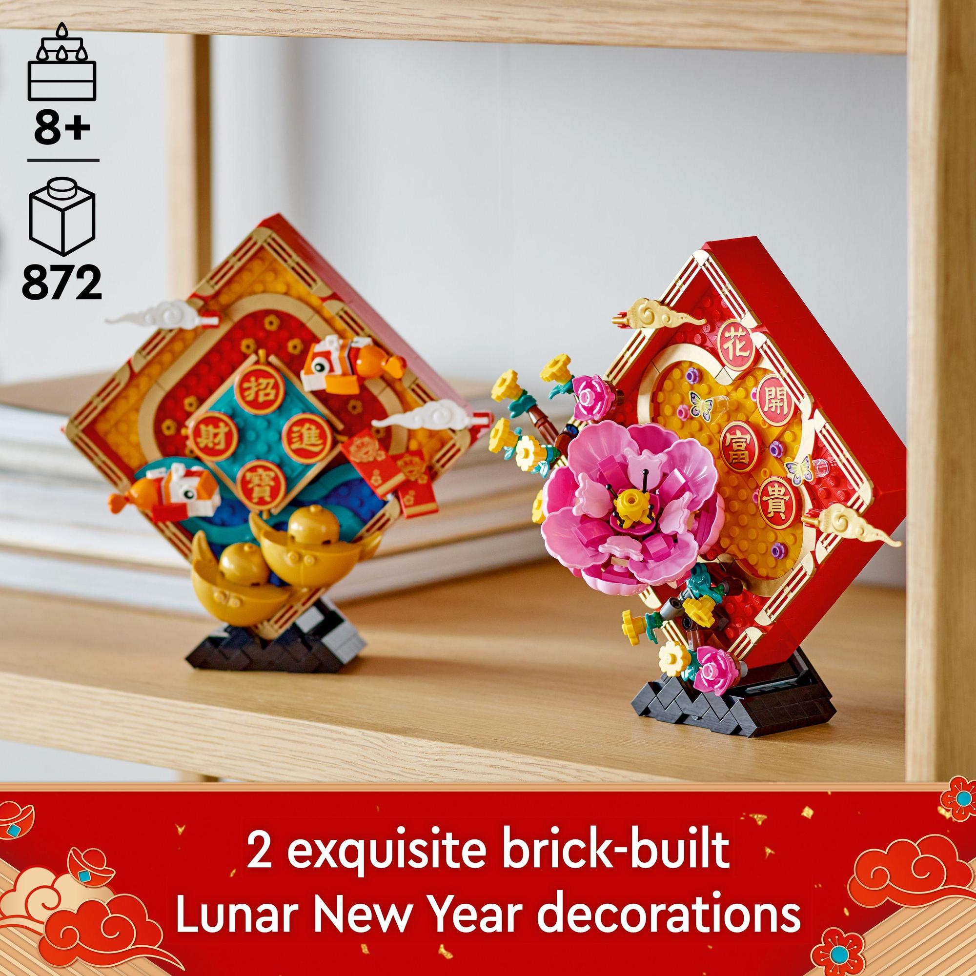 LEGO Adults 80110 Khung Tranh Trang Trí Năm Mới