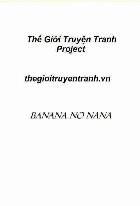nana of banana chapter 1 1