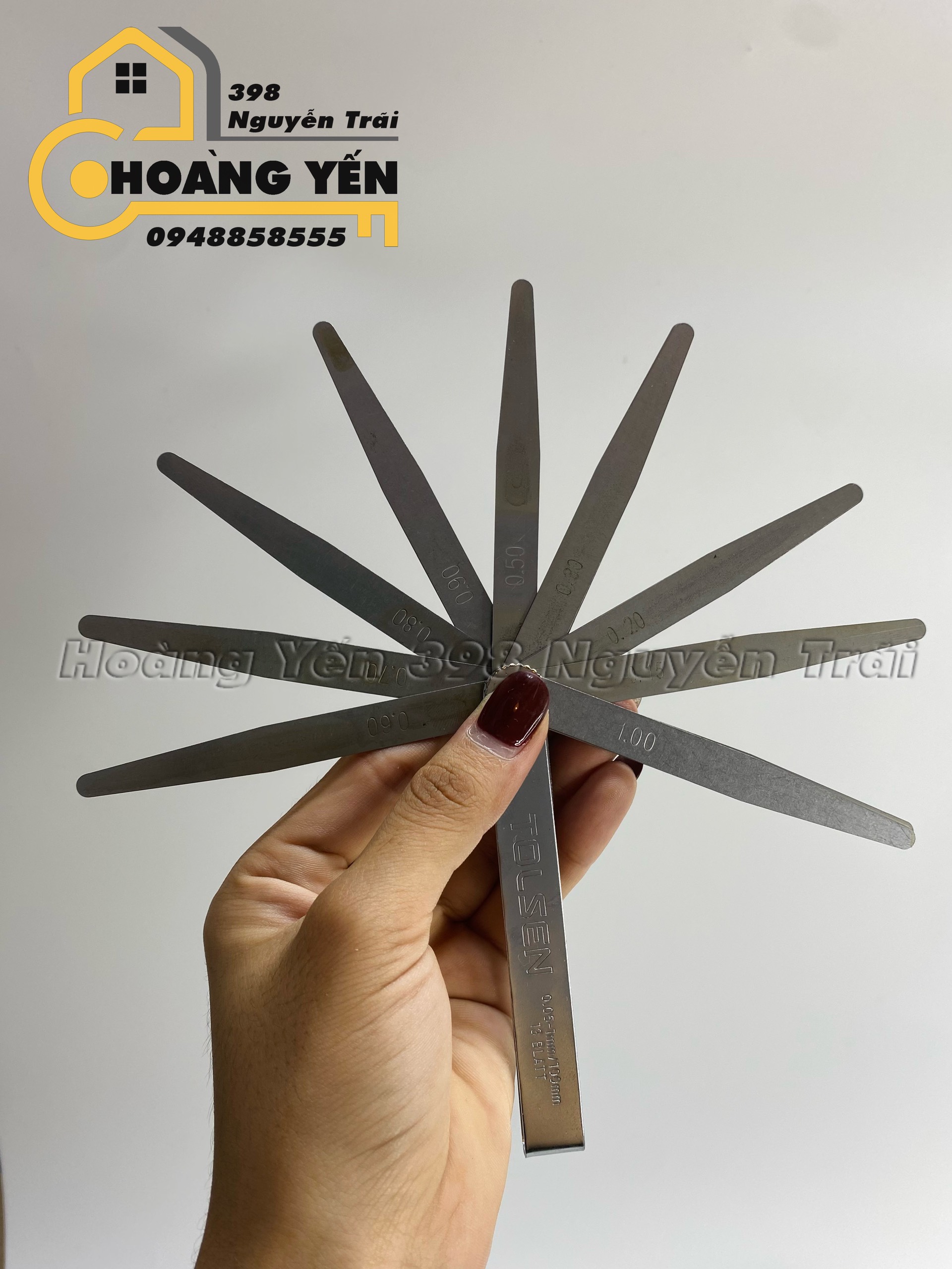 Bộ thước lá Tolsen 35044 loại 13 lá - Khóa Hoàng Yến 398 Nguyễn Trã