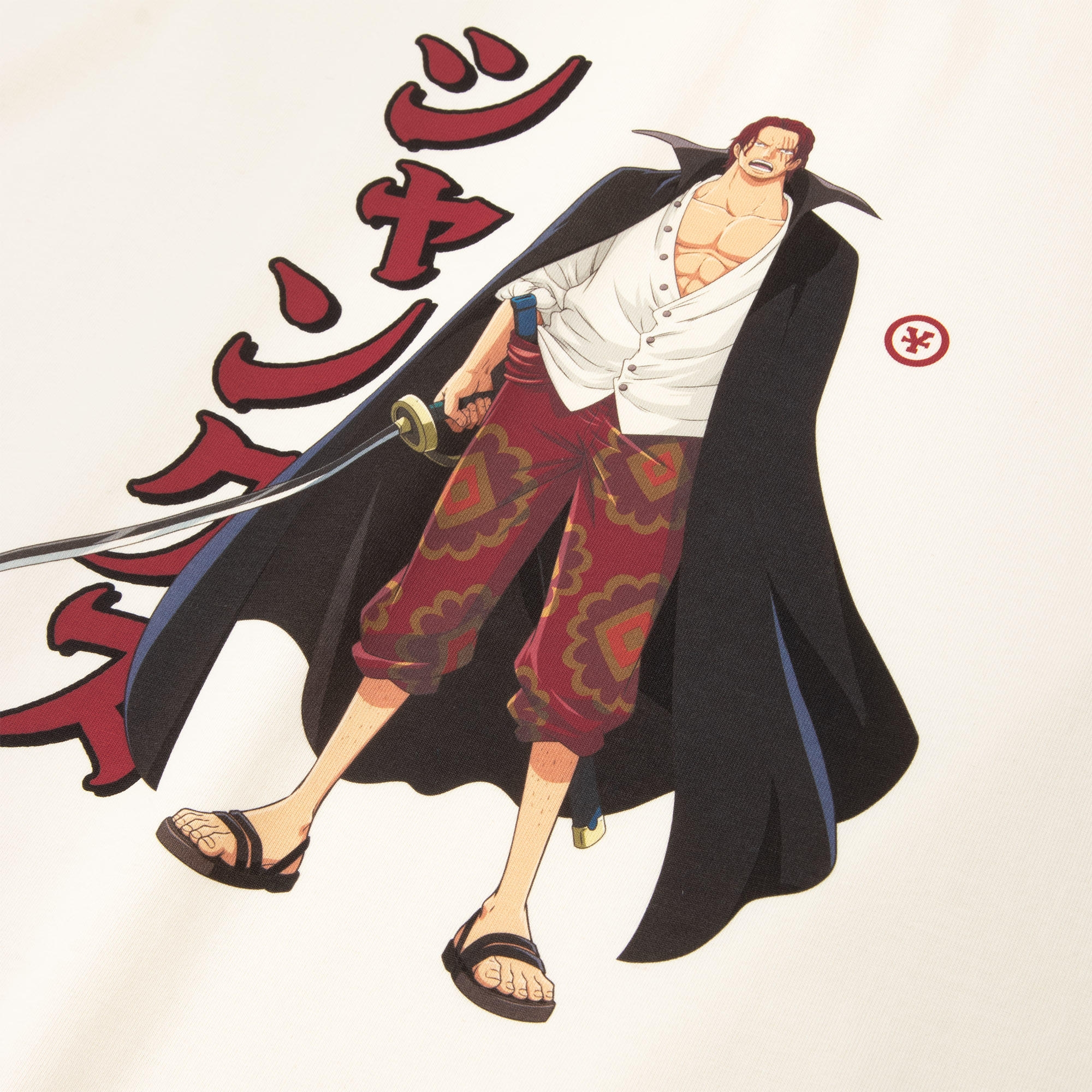 Áo Thun DirtyCoins x One Piece Film:Red Shanks T-shirt - Cream