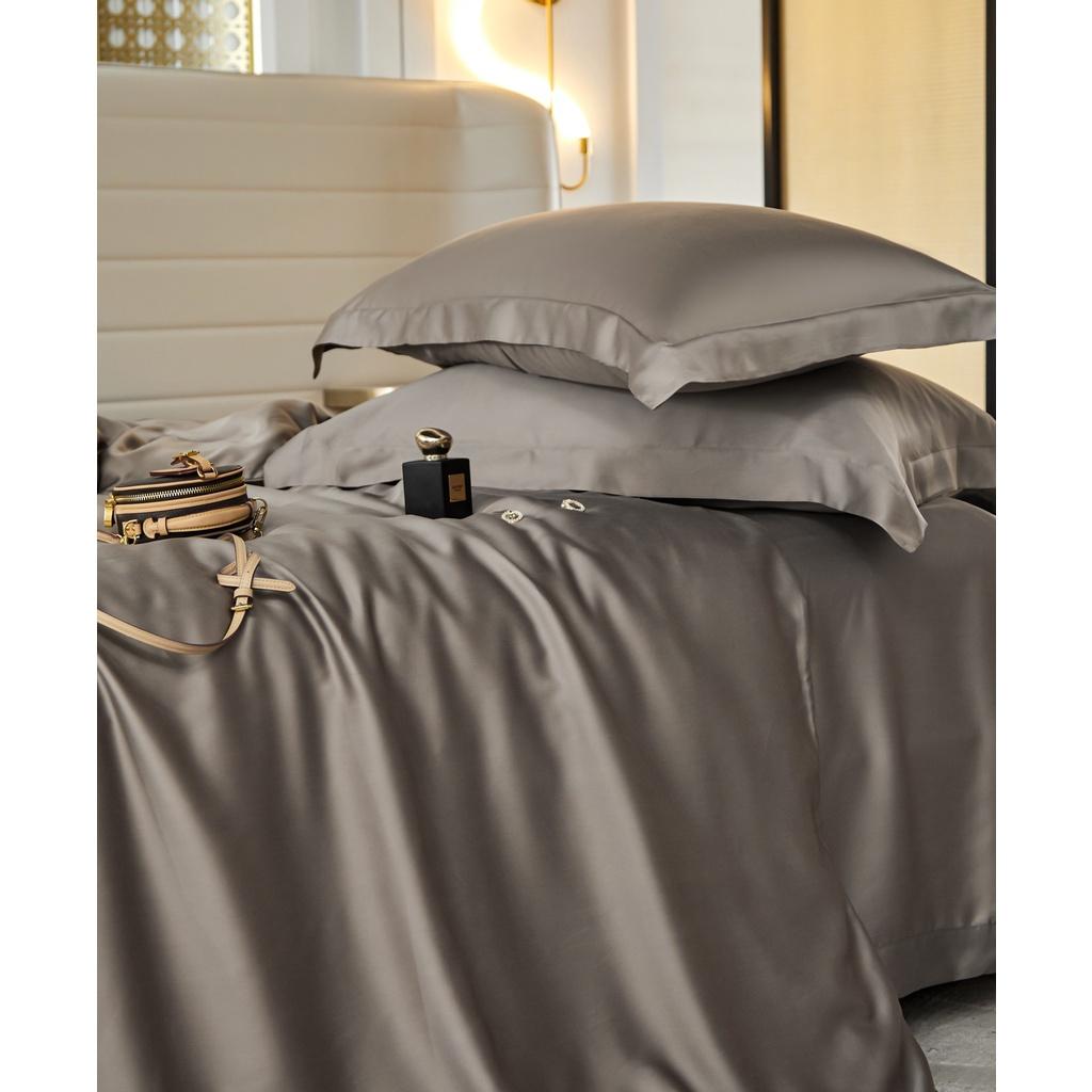 Bộ chăn ga gối lụa Tencel 100% 80s cao cấp, các tone màu mới, hot nhất 2022 siêu mát mịn SM22