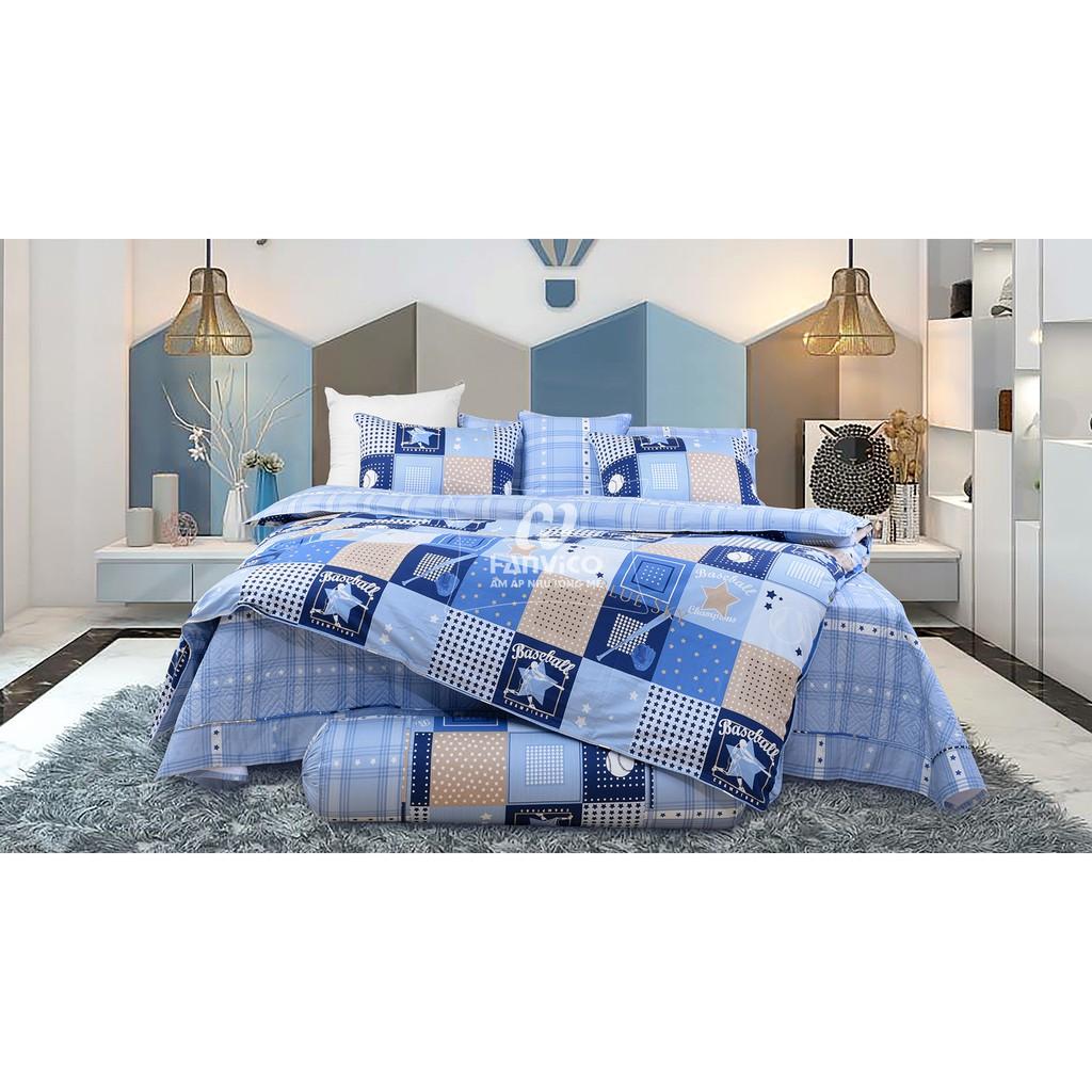 Bộ Chăn Ga Gối Hanvico Blue Sky DLP191