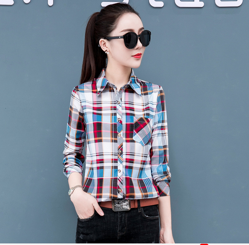 Áo sơ mi nữ công sở kẻ sọc mix màu cực xinh, phối đồ trẻ trung năng động CS23