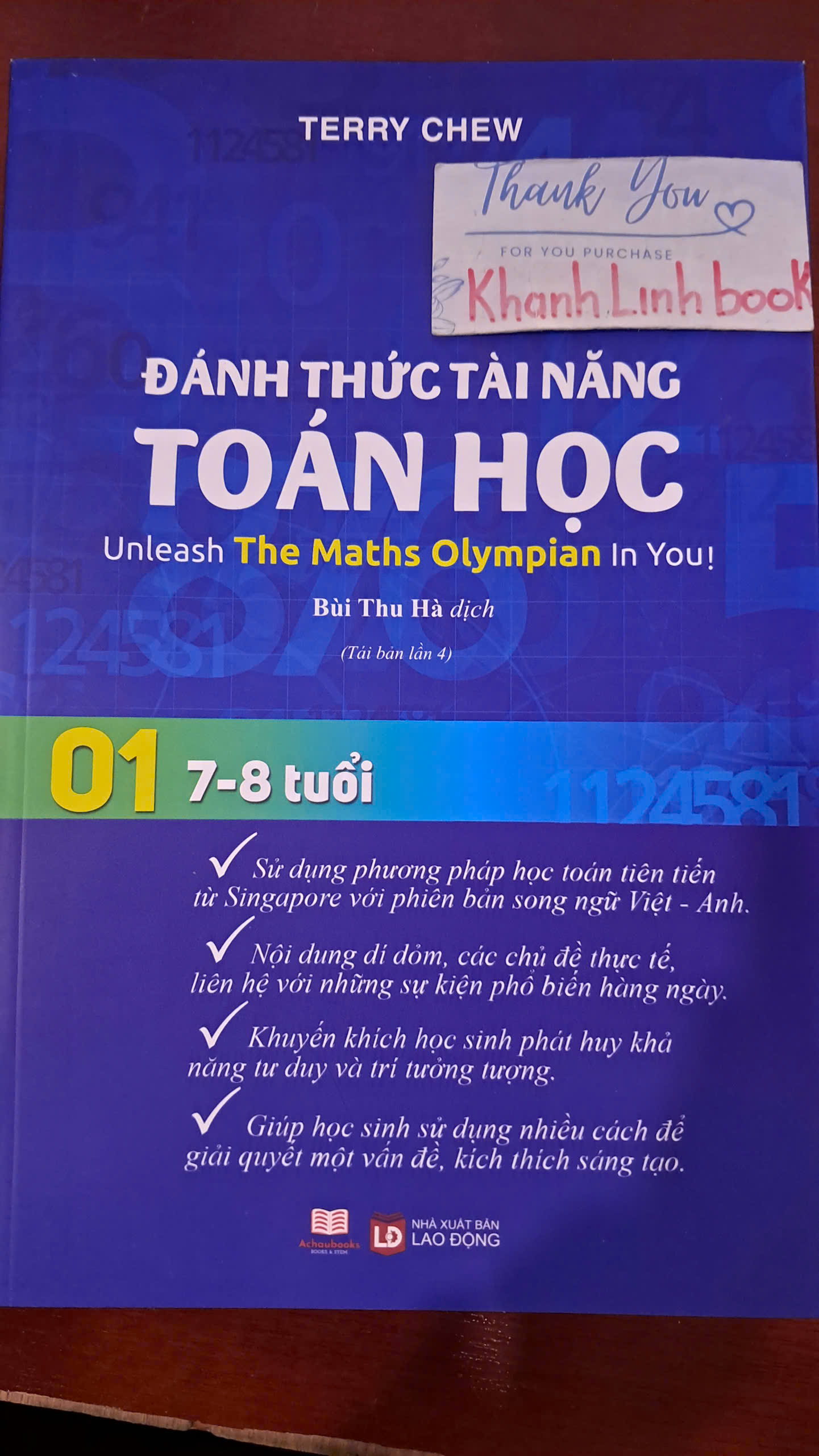 Sách - Đánh Thức Tài Năng Toán Học 1 ( 7-8 tuổi)