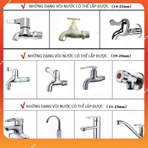 Vòi Xịt️Evoucher Bộ dây vòi xịt nước rửa xe, tưới cây , tăng áp 3 lần, loại 15m 206236 đầu đồng.đai+ đai