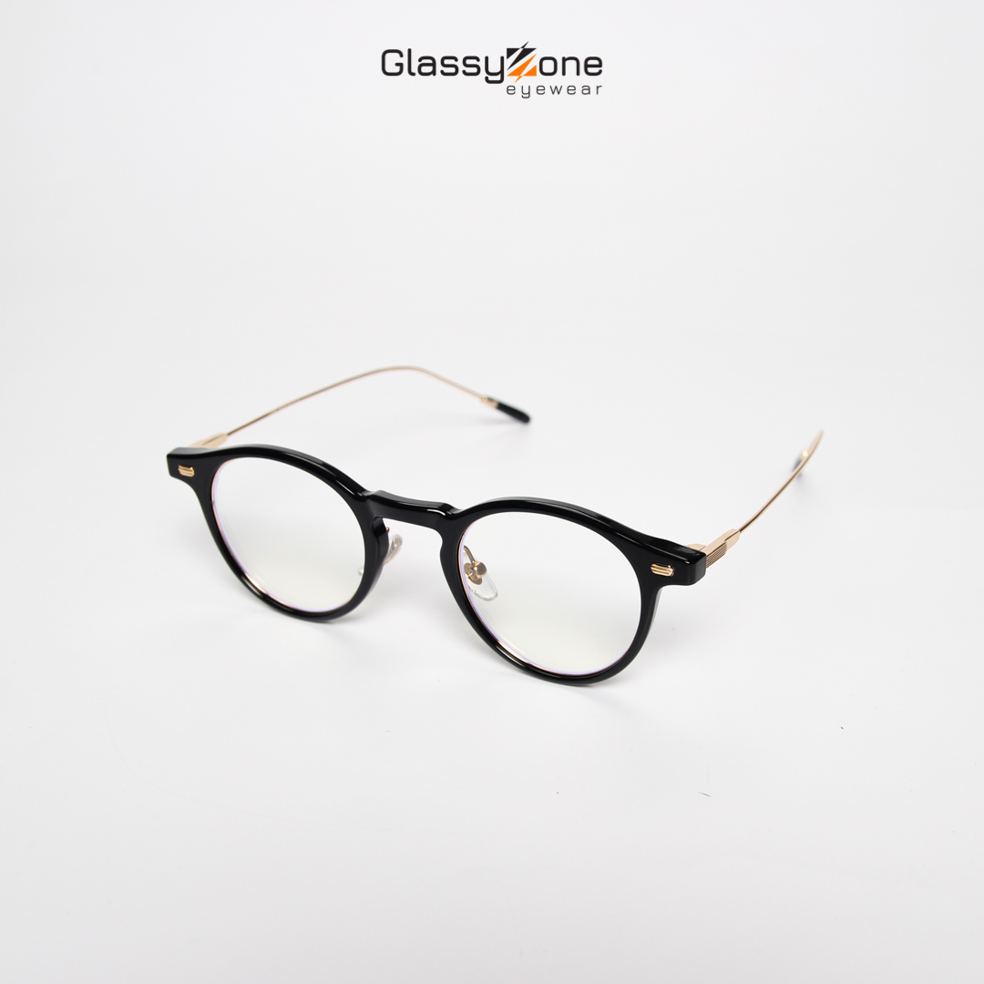 Gọng kính cận, Mắt kính giả cận nhựa Form tròn Unisex Nam Nữ DoDo - GlassyZone